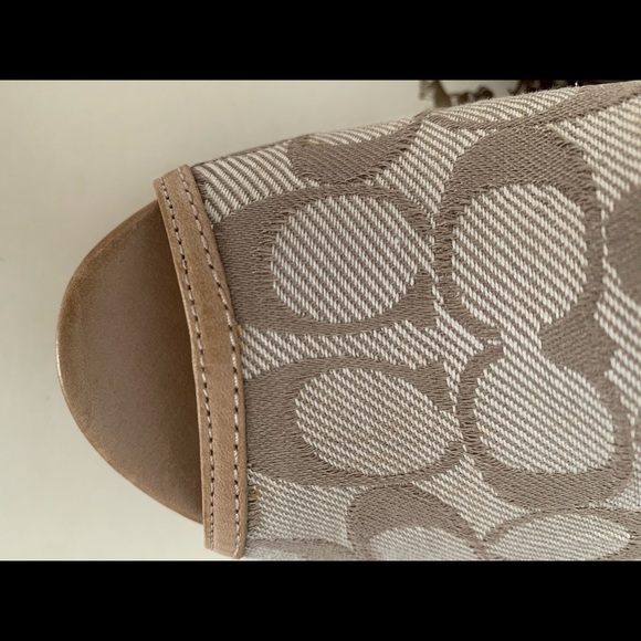 New Coach Signature Janet wedges shoes 10 - Picture 4 of 6